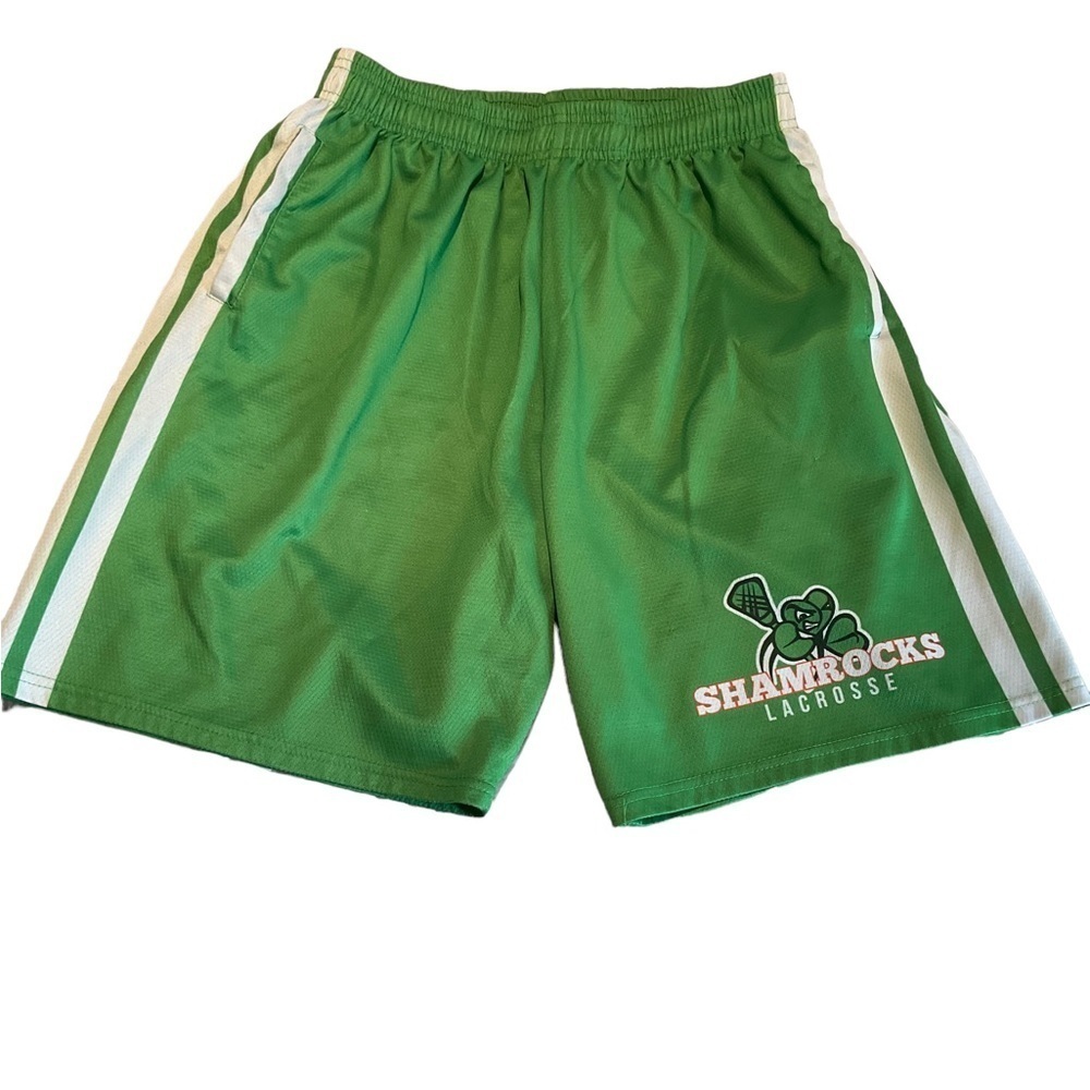 Men's Irish Green Vibrant Comfortable Performance Athletic Lacrosse Shorts